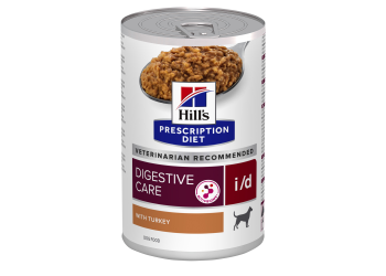 HILL'S PRESCRIPTION DIET i/d alimento umido per cani con tacchino da 360 gr